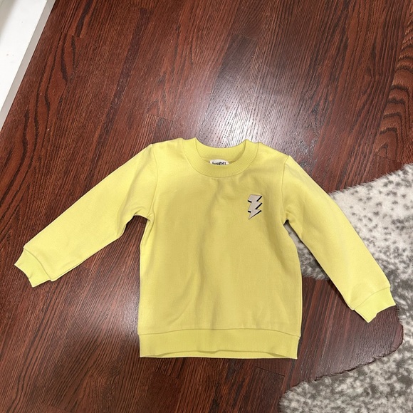 Never worn ⚡️BIZZ X SISS Bolt Crewneck Sweatshirt, Muted Lime - Picture 3 of 4